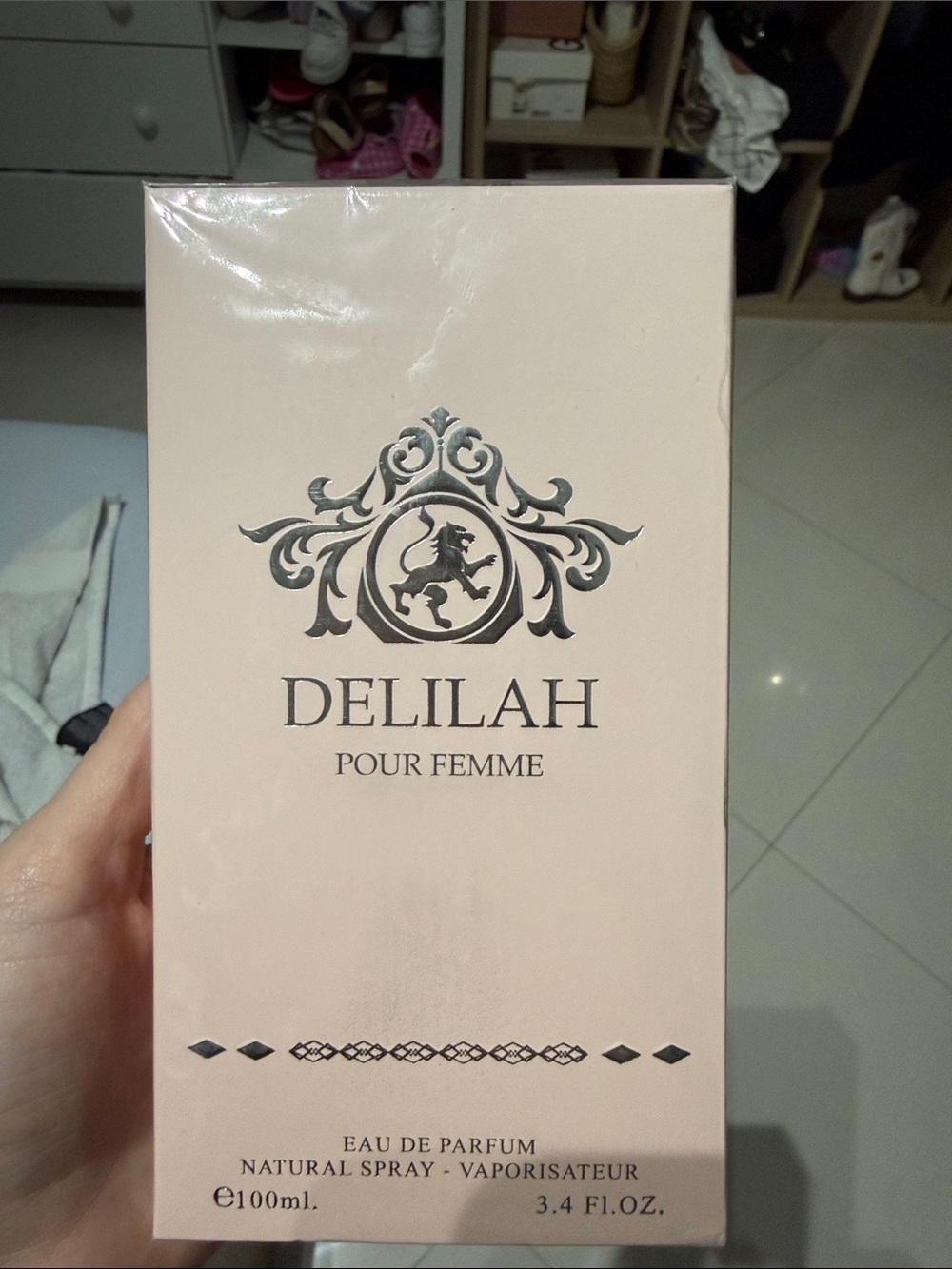 Elila Pale Pink Delilah Fragrance Box